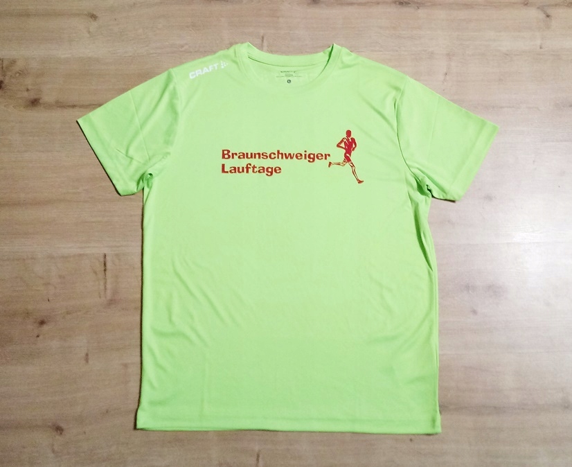 Craft męska koszulka do biegania fluo zielony r. L