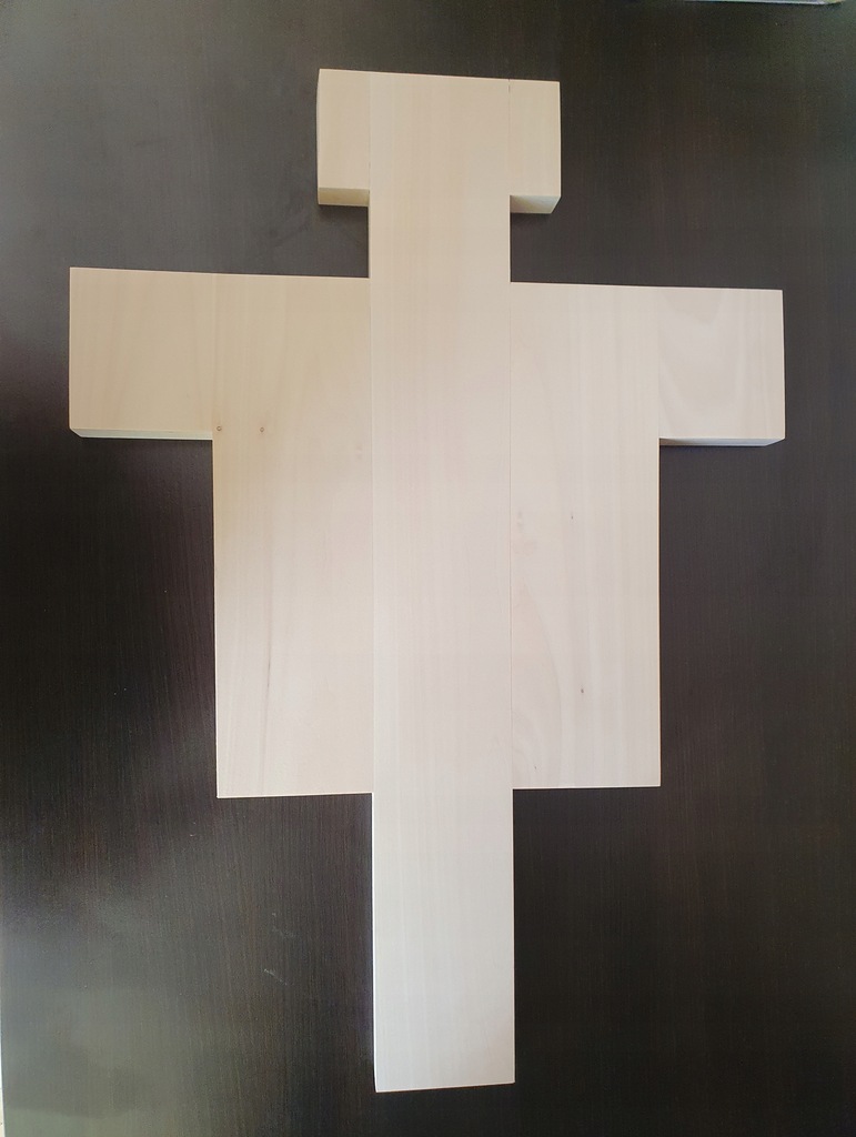 Krzyż SAN DAMIANO lipa 57,5 x 39 cm
