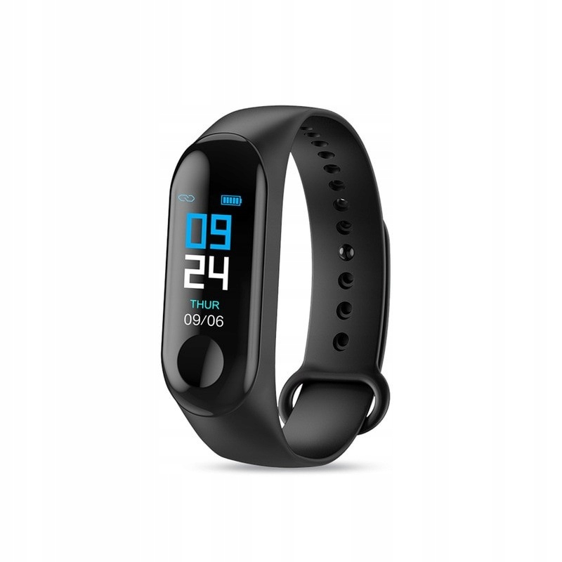 SMARTWATCH M3 SMARTBAND OPASKA SPORTOWA PULS FIT - 8548293607 - oficjalne  archiwum Allegro