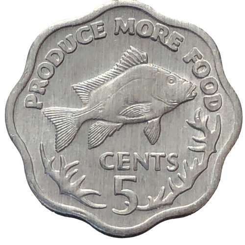 17784. Seszele - 5 centów - 1977r.