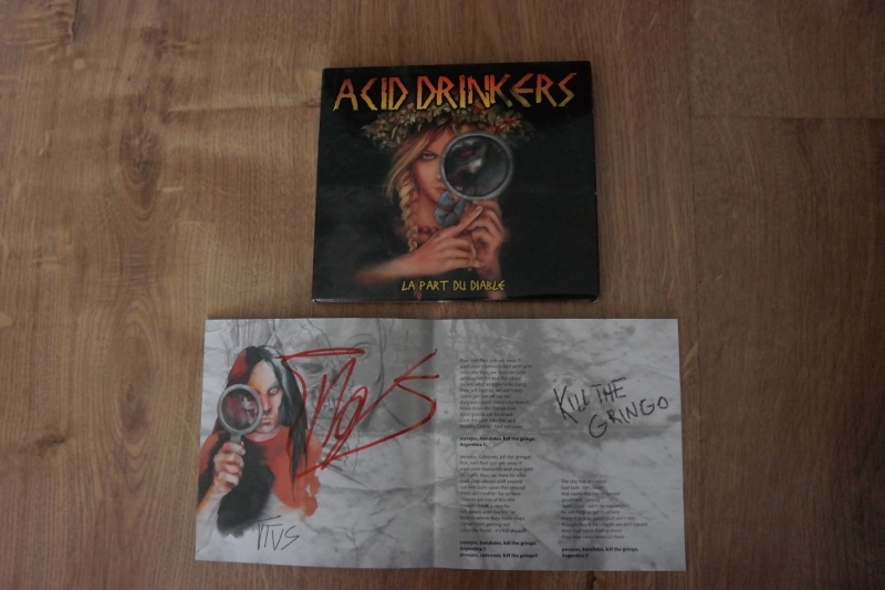 CD ACID DRINKERS LA PART DU DIABLE  Z AUTOGRAFAMI