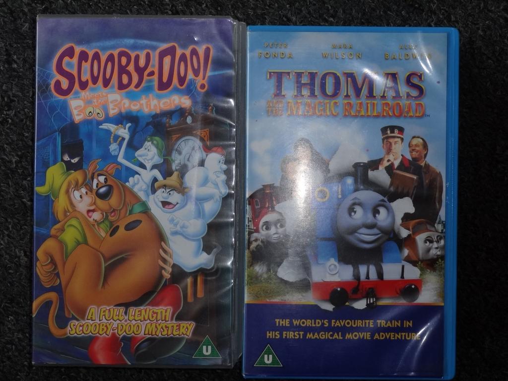 SCOOBY DOO + THOMAS * DLA DZIECI  VHS po angielsku