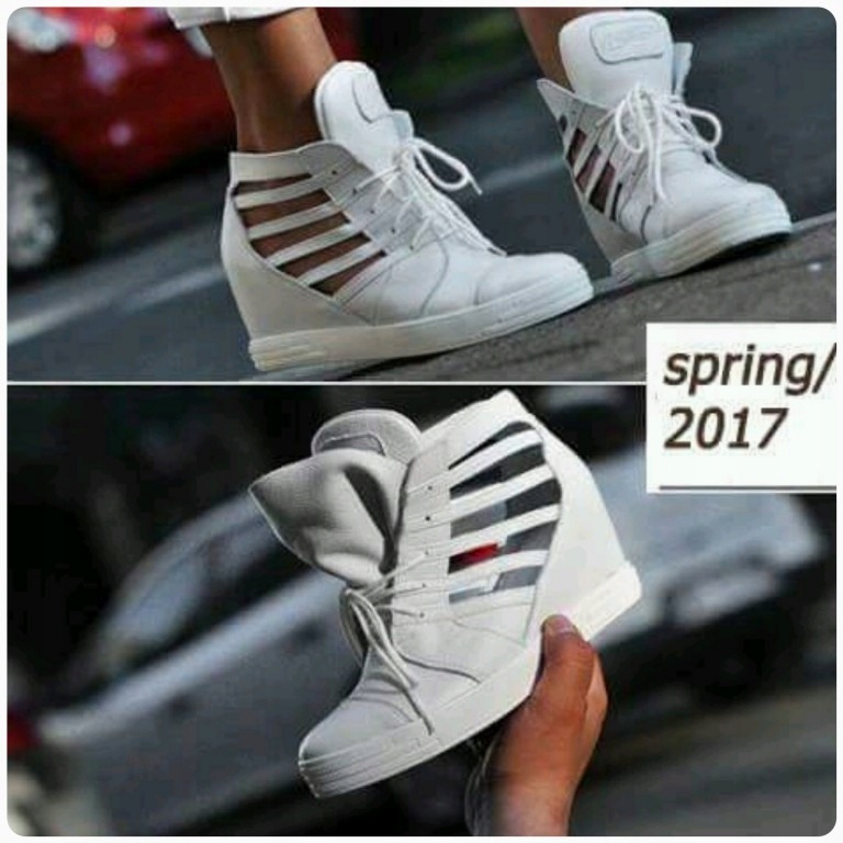 Sneakers z przecięciami buty Beyco białe 38