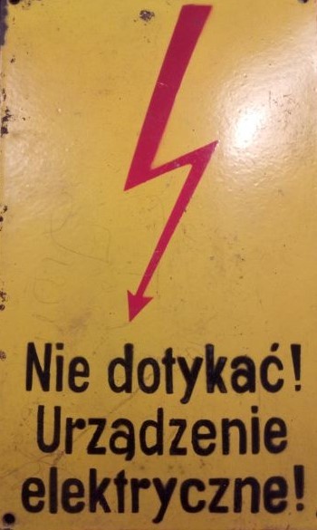 Safety Tablica"Nie dotykać!Urządzenie elektryczne"