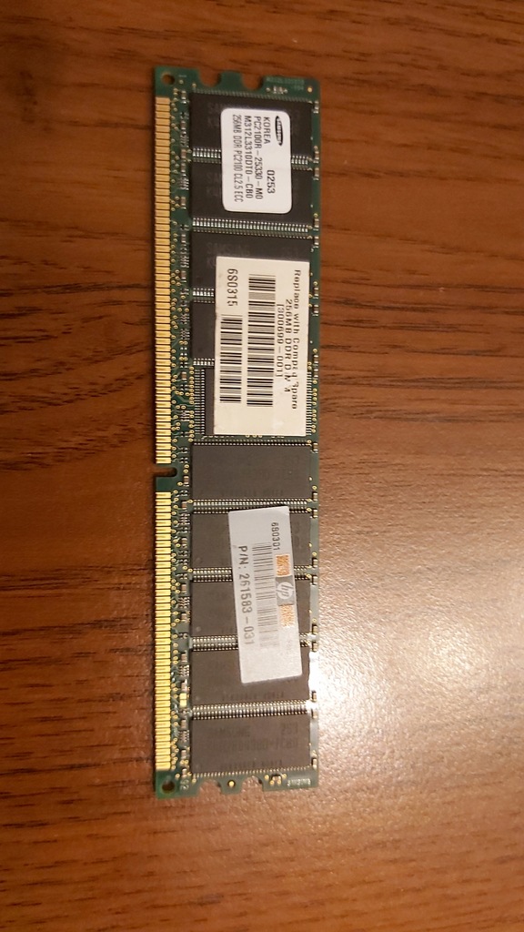 PC2100R PAMIĘĆ RAM 256MB SAMSUNG