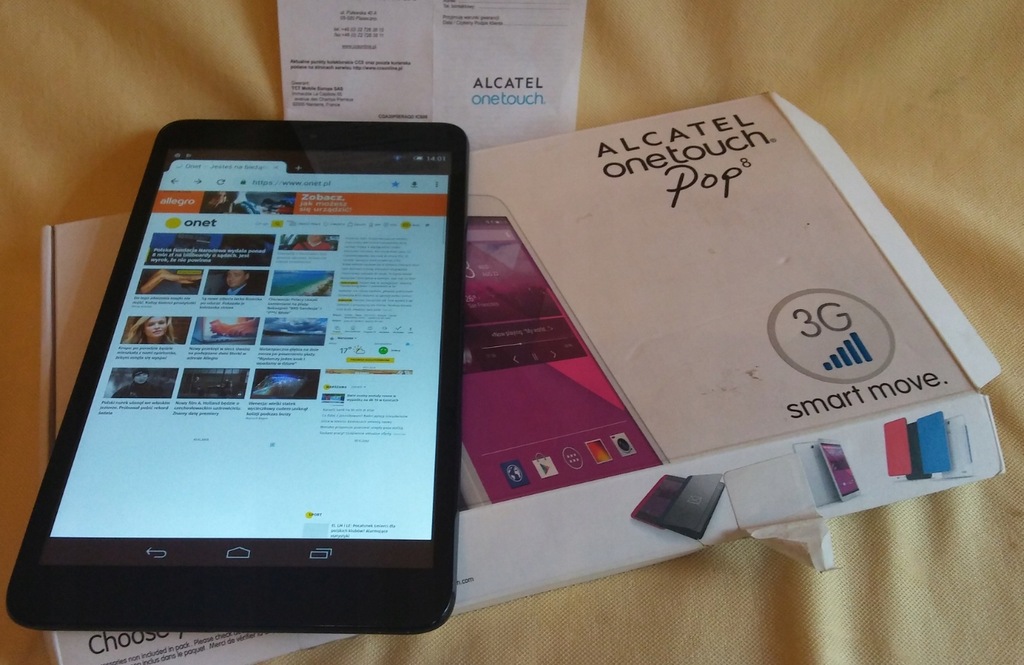 Tablet Alcatel One Touch Pop 8