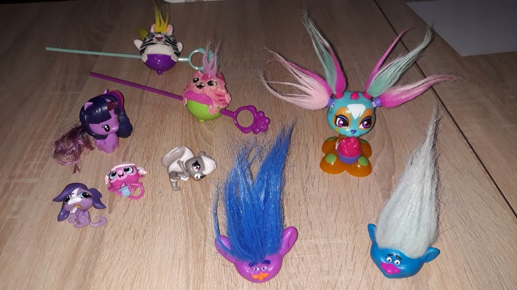 Littlest Pet shop, trolle, bączki itp