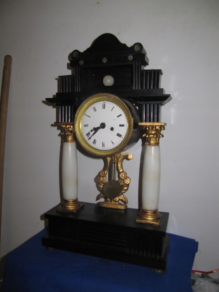 -OBNIŻKA--Wiedenski zegar kominkowy ok 1830r
