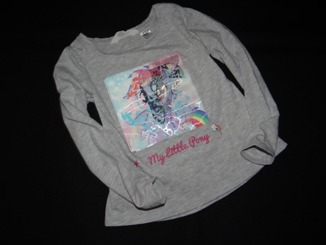 H&M LITTLE PONY DRESOWA BLUZA TUNIKA 110/116