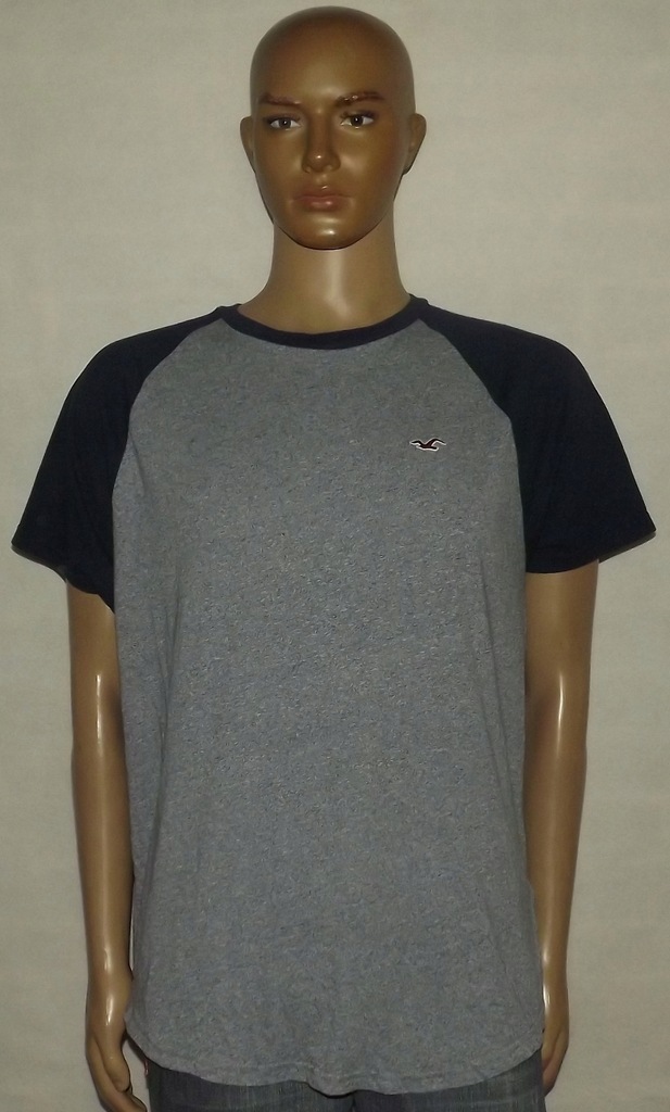 HOLLISTER__MĘSKI T-SHIRT LOGO roz.XL