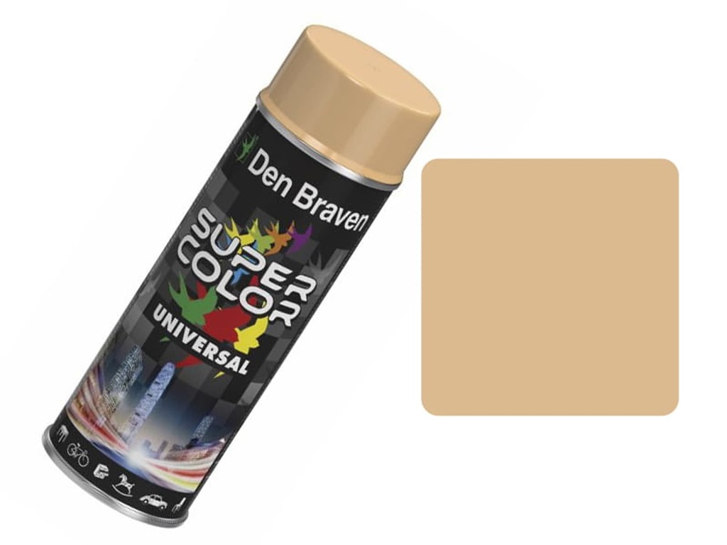 Farba w sprayu uniwersalna 400ml (beżowy, RAL1001)