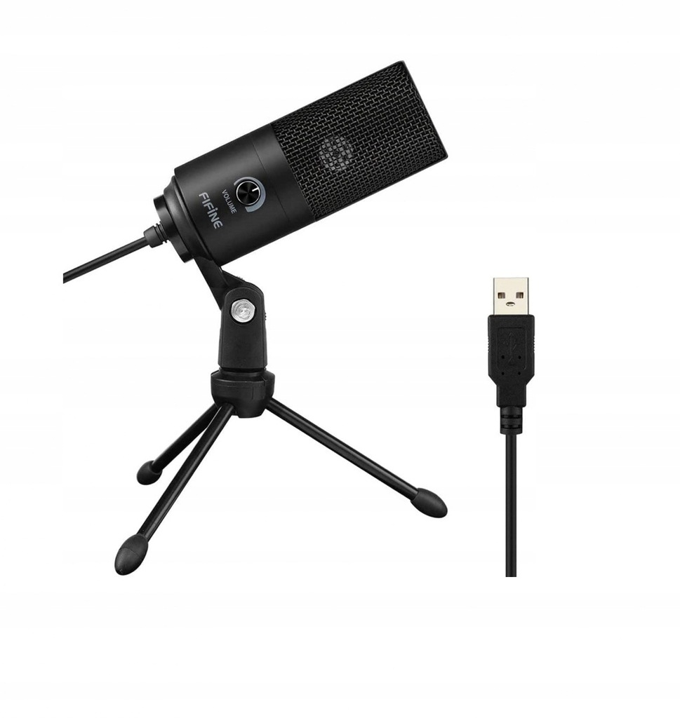 Mikrofon pojemnościowy FIFINE K669B USB STUDYJNY DLA GRACZY PC