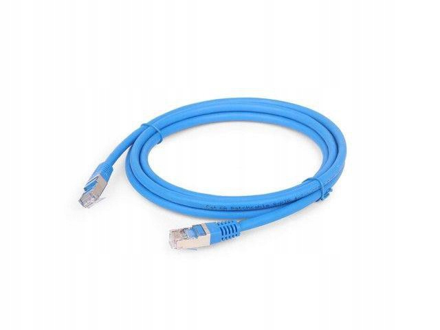 Patchcord S/FTP (S-STP) 6a Gembird RJ45 / RJ45 0,25 m niebieski