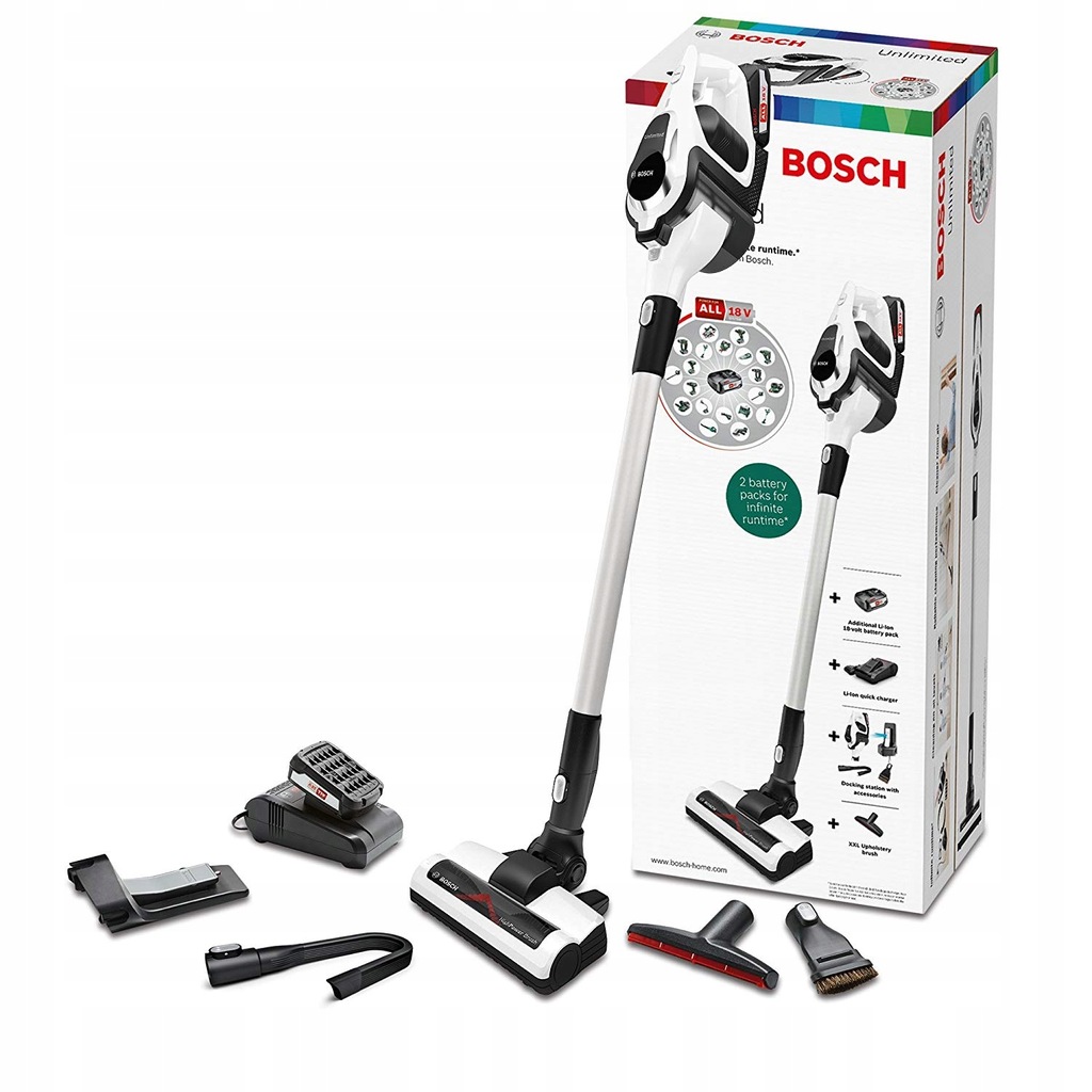 BOSCH UNLIMITED BBS1224 SERIE 8 ODKURZACZ 2W1
