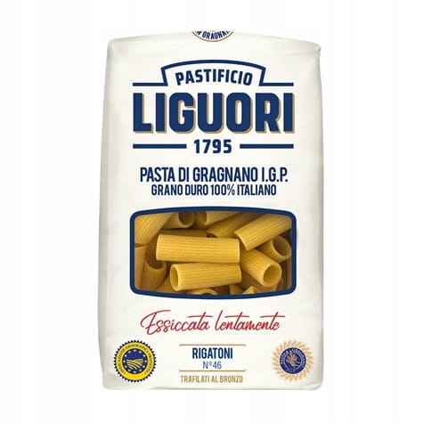 Makaron Liguori IGP Rigatoni 500G, LIGUORI