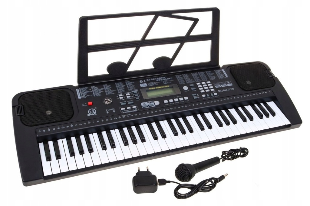 ORGANY DO NAUKI DLA DZIECI KEYBOARD Z MIKROFONEM