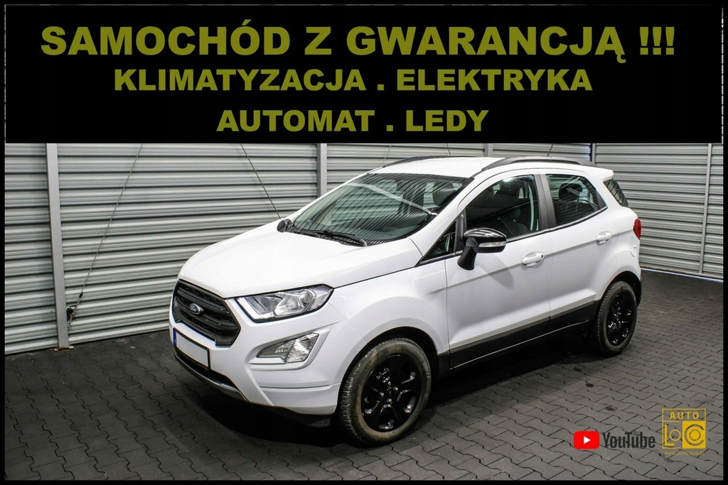 Ford EcoSport 125 KM + AUTOMAT + Klima + LEDy +