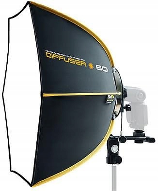 Profesjonalny sztywny Softbox Hexagon Diffuser 23" SMDV do lampy błyskowej