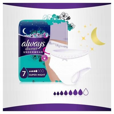 ALWAYS DISCREET L BIELIZNA CHŁONNA 8 SZTUK X28