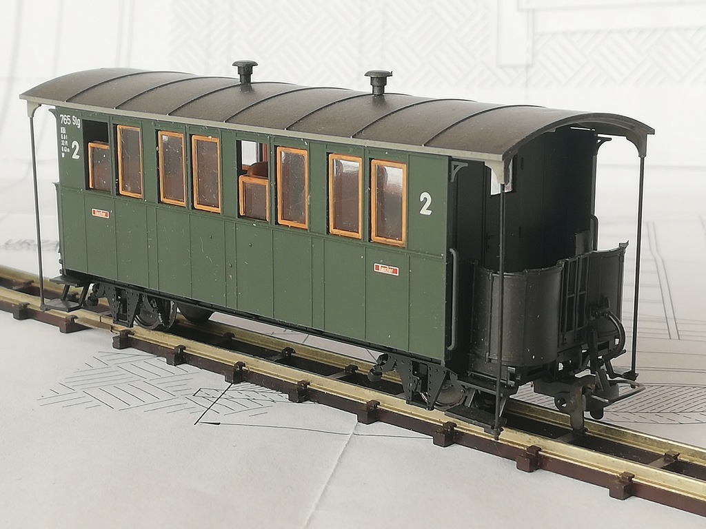 ~*~ H0e/H0m..OSOBOWY 2 KLASA..ZIELONY..DWIE OSIE..BEMO ~*~