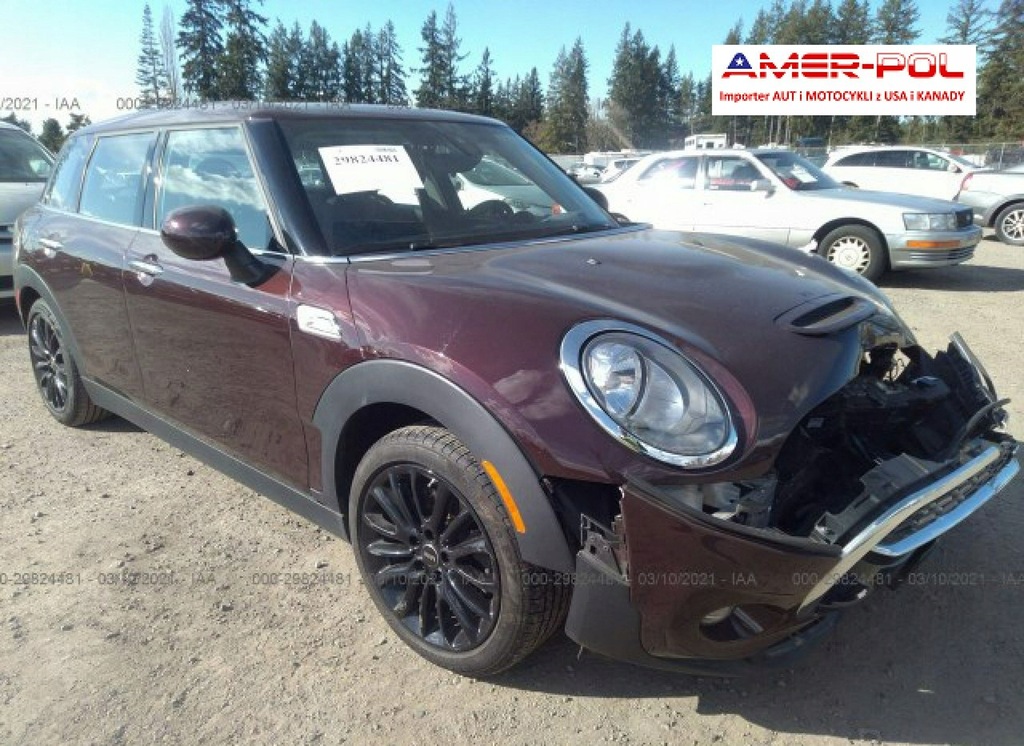 MINI CLUBMAN COOPER S,2019, 2.0L, od ubezpieczalni