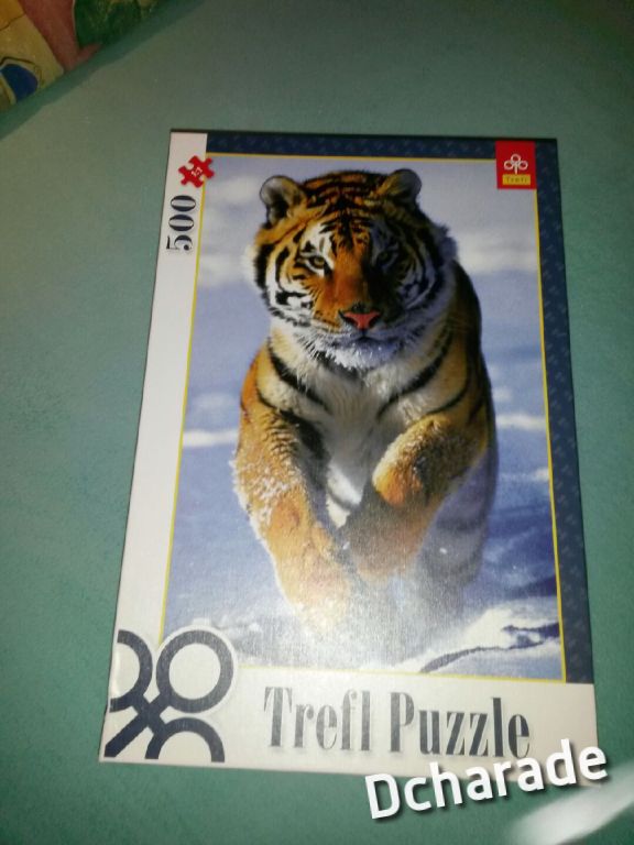 PUZZLE TYGRYS ŚNIEŻNY 500SZT.