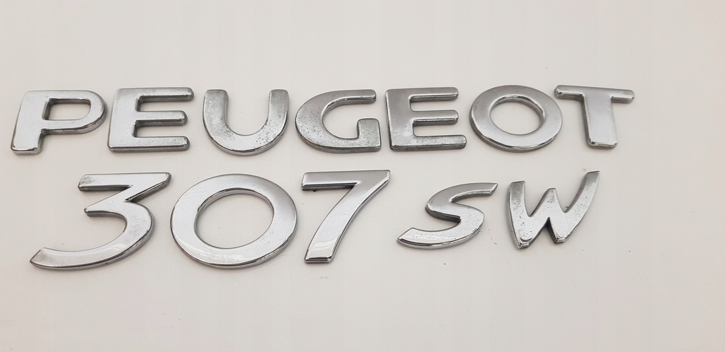 PEUGEOT 307 SW EMBLEMAT TYŁ - 13105736470 - oficjalne archiwum Allegro