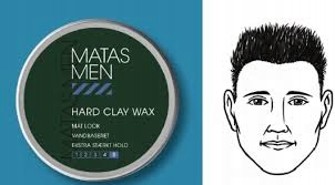 do układania włosów Matas Men Hard Clay Wax 75 ml