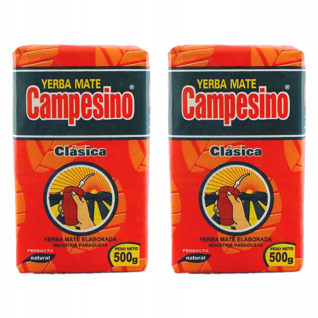 Yerba Mate Campesino Clasica 2x0,5 2x500 1Kg MOC