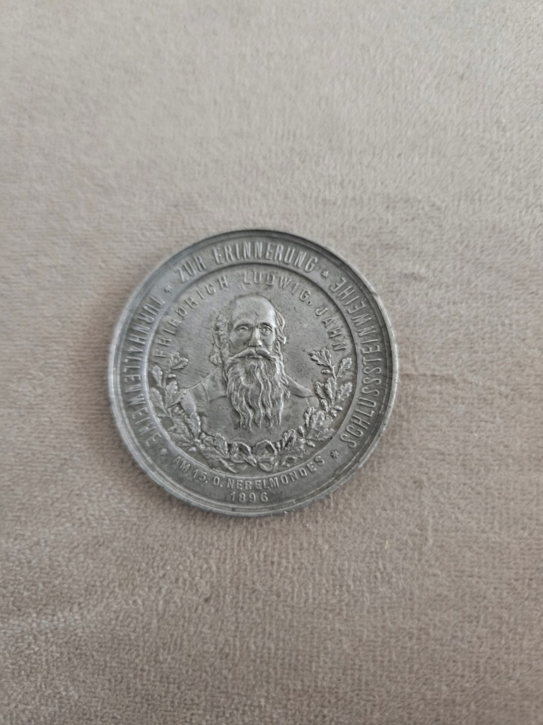 Habsburg medal 1896 Friedrich Ludwig Jahn