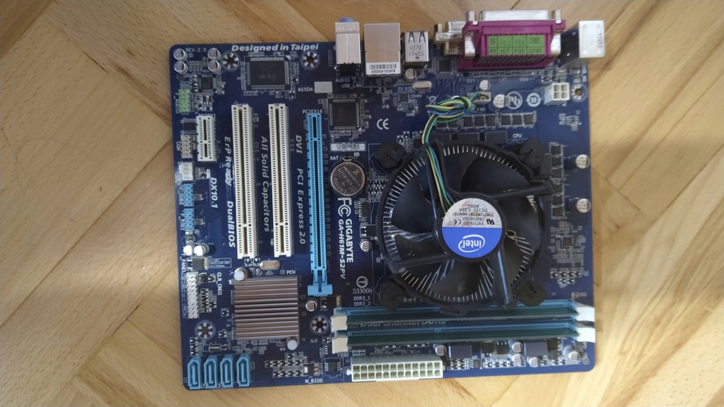 Płyta główna Gigabyte GA-H61M-S2PV +procesor/ram - 12898272000 ...
