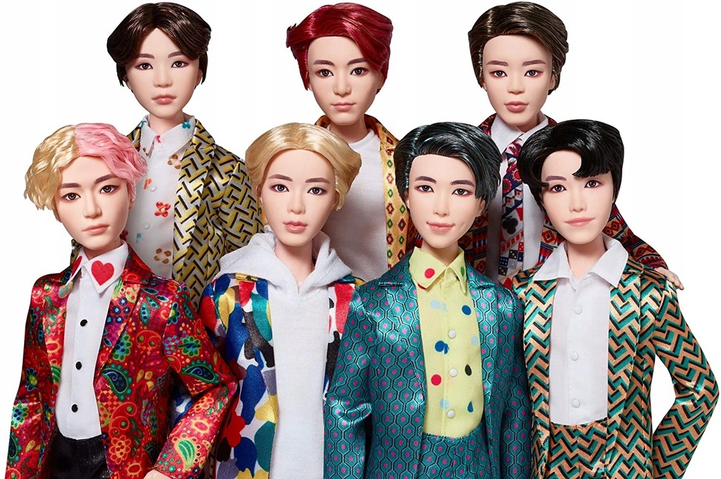 BTS Bangtan Boys Zestaw Kolekcjonerski 7 Lalek - 9567886973