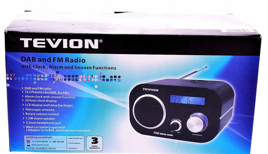 6072-14 ....TEVION... p#s RADIO DAB Z ANTENKA