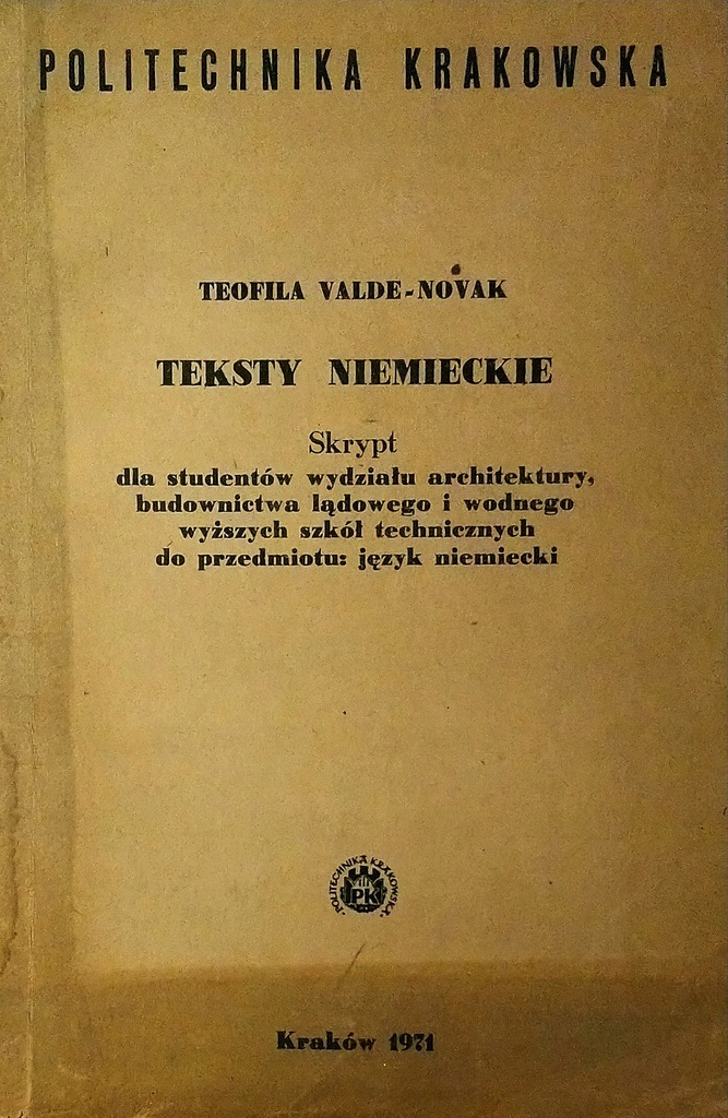 Купить Немецкие тексты Теофил Вальде-Новак сценарий SPK: отзывы, фото, характеристики в интерне-магазине Aredi.ru