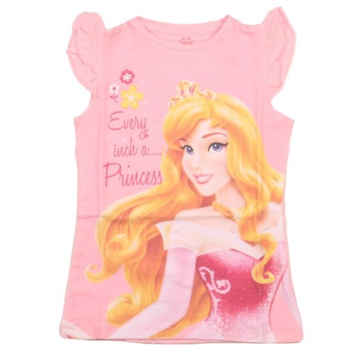 KOSZULKA T-SHIRT DISNEY PRINCESS RÓŻOWA -C124