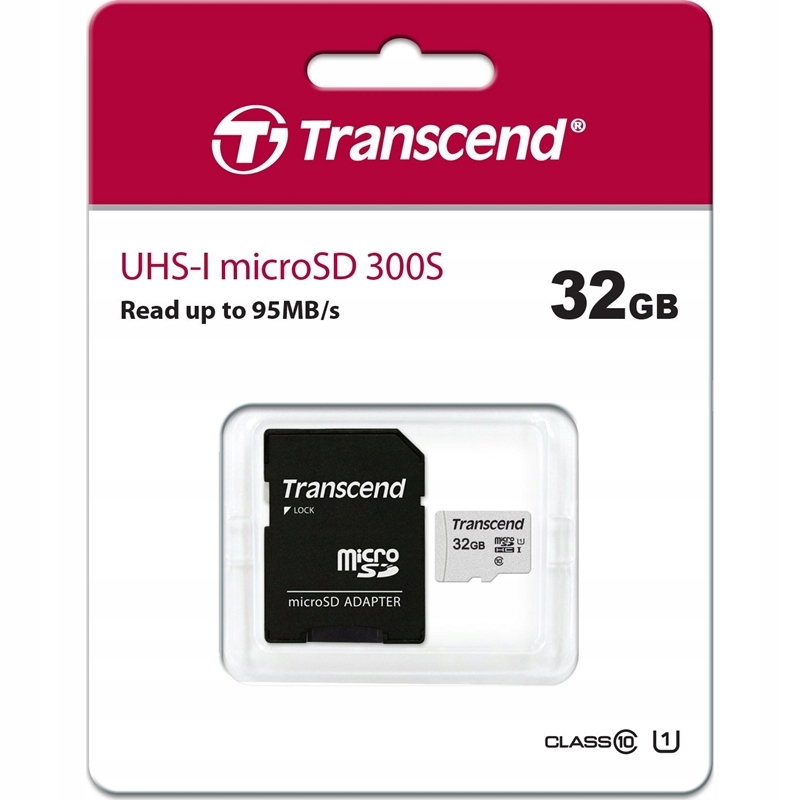 Transcend Memory MicroSDHC C10 - Karta pamięci 32