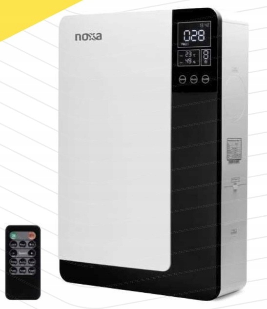 Rekuperator ścienny Noxa WRV 150 m3/h z montażem