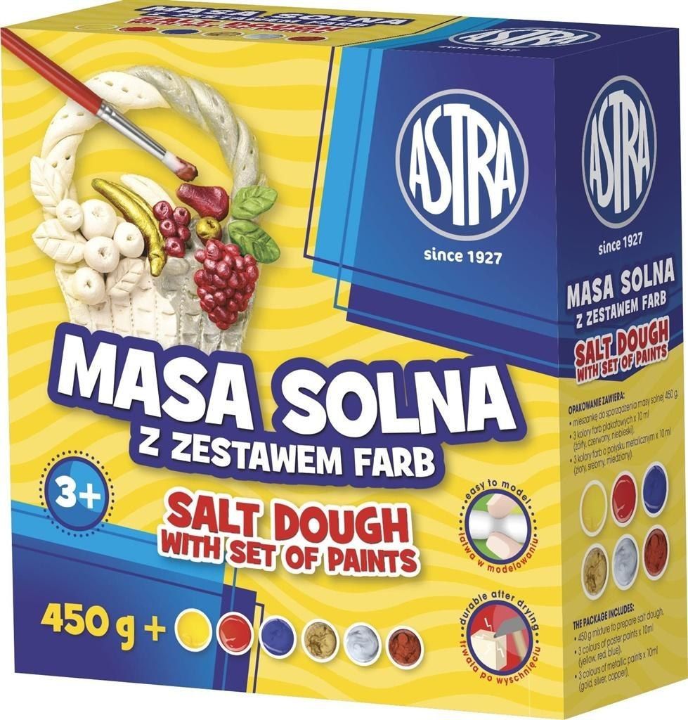 Masa solna 0,45kg + Farby ASTRA