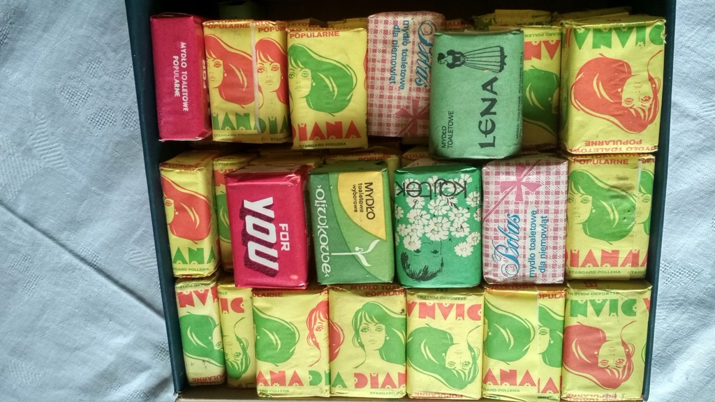 Mydełka PRL