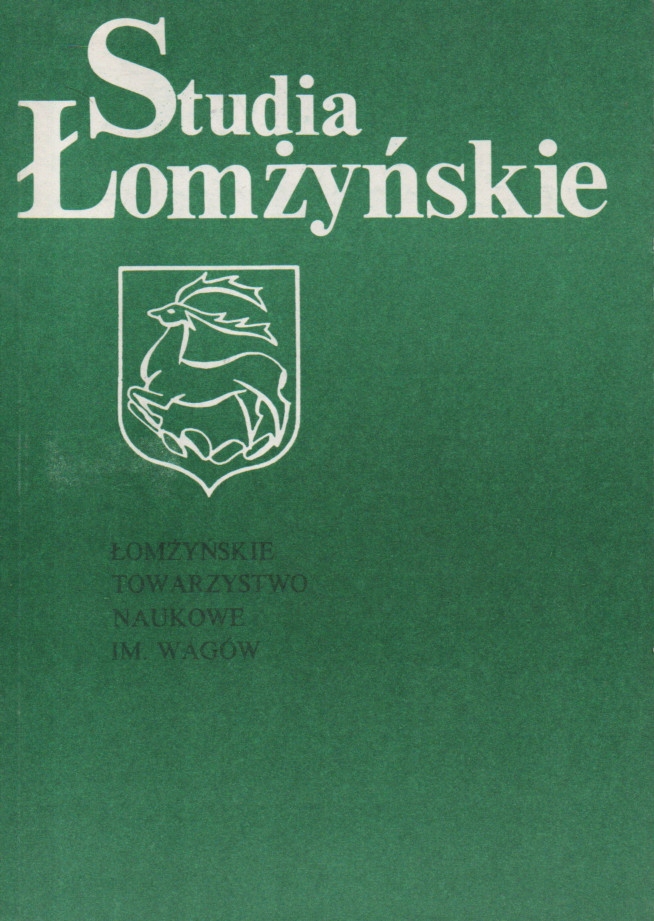 Studia łomżyńskie tom II Łomża