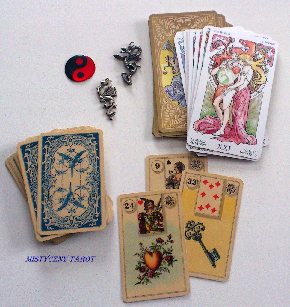 Tarot Lenormand wróżba związki kariera pieniądze