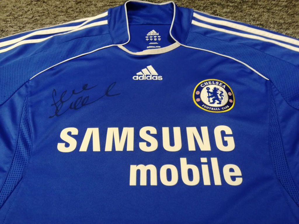 Lampard - koszulka (Chelsea) z autografem (ZAG)