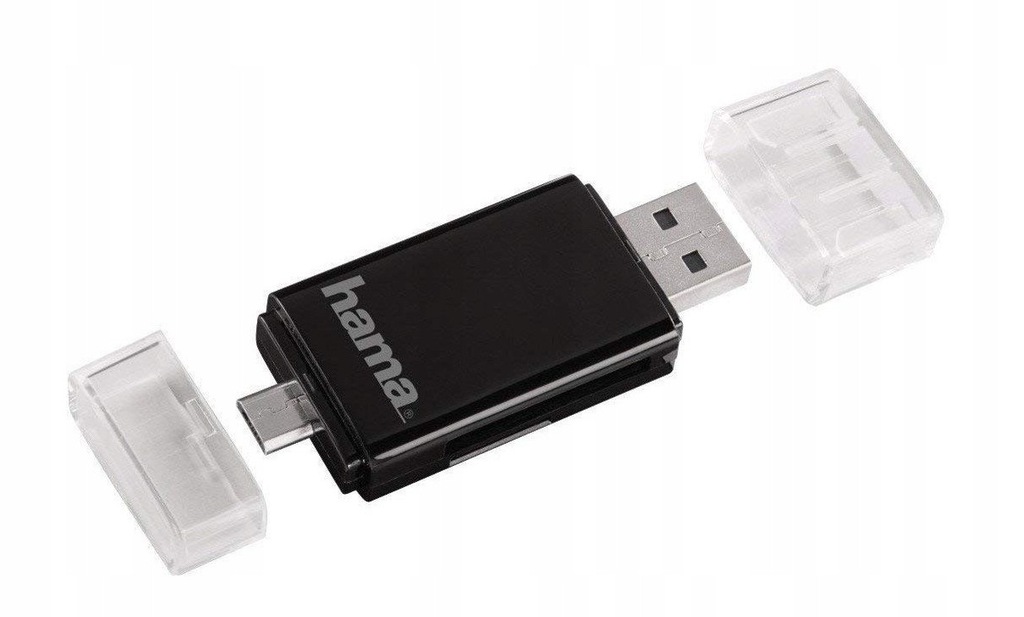 Hama Czytnik kart MicroSD HC SDXC otg USB Samsung