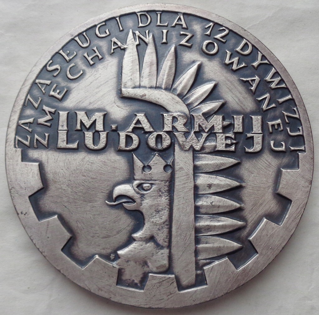 MEDAL - ZA ZASŁUGI DLA 12 DYWIZJI ZMECHANIZOWANEJ