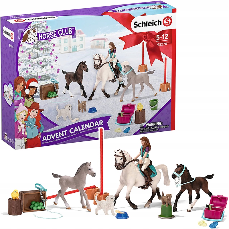 KALENDARZ ADWENTOWY KONIE HORSE CLUB 2021 SCHLEICH 11412534206 oficjalne archiwum Allegro