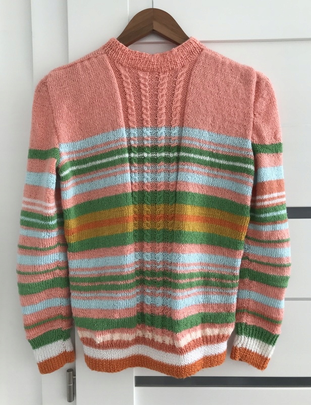 Melanżowy sweter 34 36