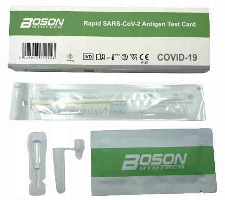 TEST DO SAMOKONTROLI ANTYGEN COVID-19 BOSON 250szt