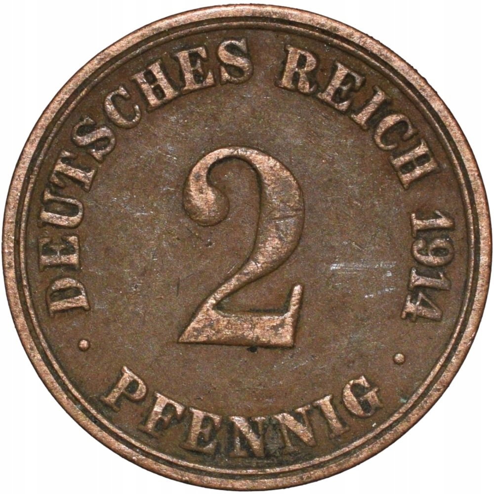 2 pfennig 1914 A