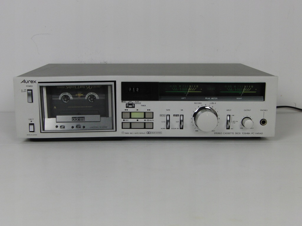 ラジオ・コンポ Aurex PC-X45AD STEREO CASSETTE DECK Aurex PC-X45AD
