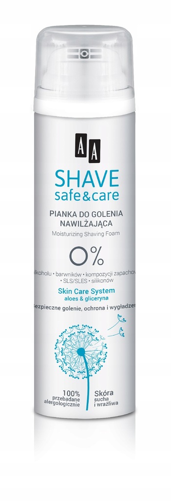 AA SHAVE SAFE & CARE PIANKA DO GOLENIA NAWILŻA